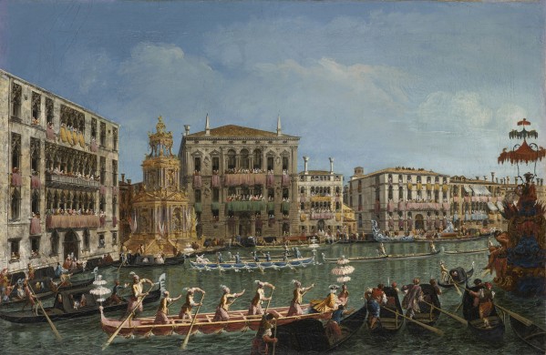 A Regatta on the Grand Canal Print